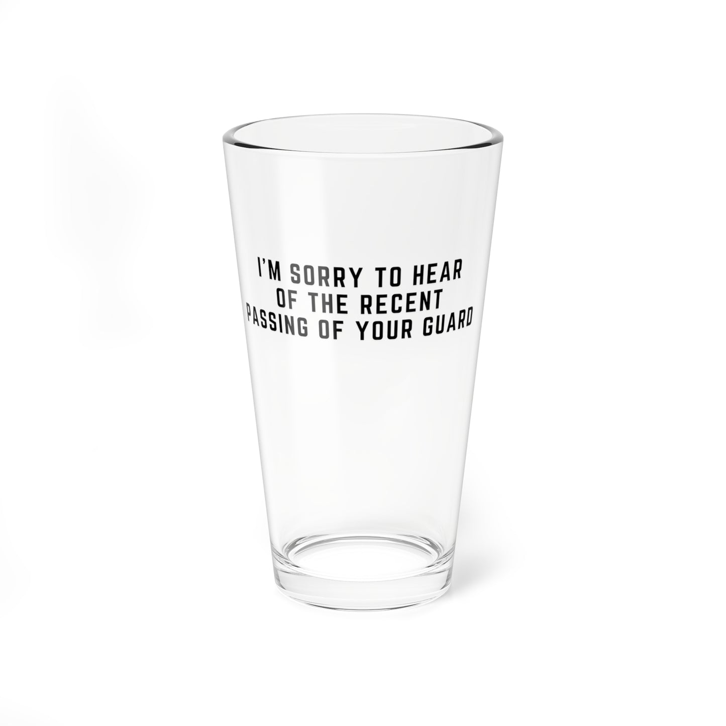 Bjj Pint Glass - Guard Pass