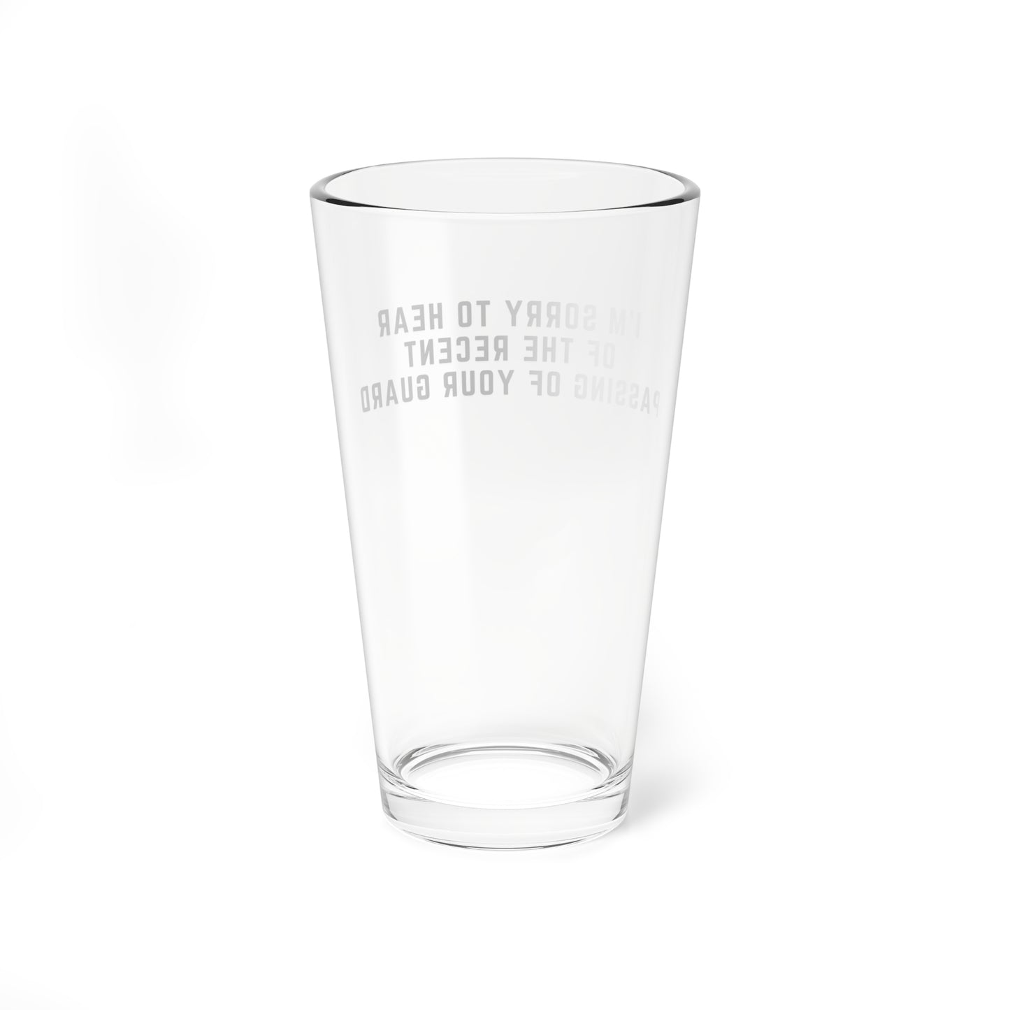 Bjj Pint Glass - Guard Pass