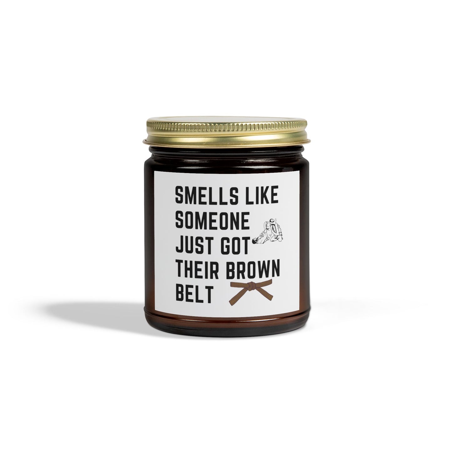 Brown Belt Candle - Smells like someone's not quite a black belt