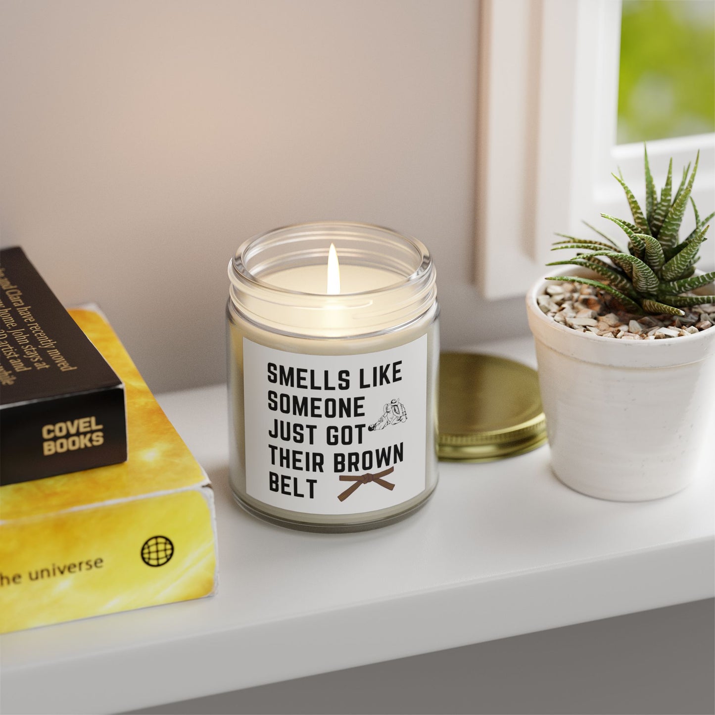 Brown Belt Candle - Smells like someone's not quite a black belt
