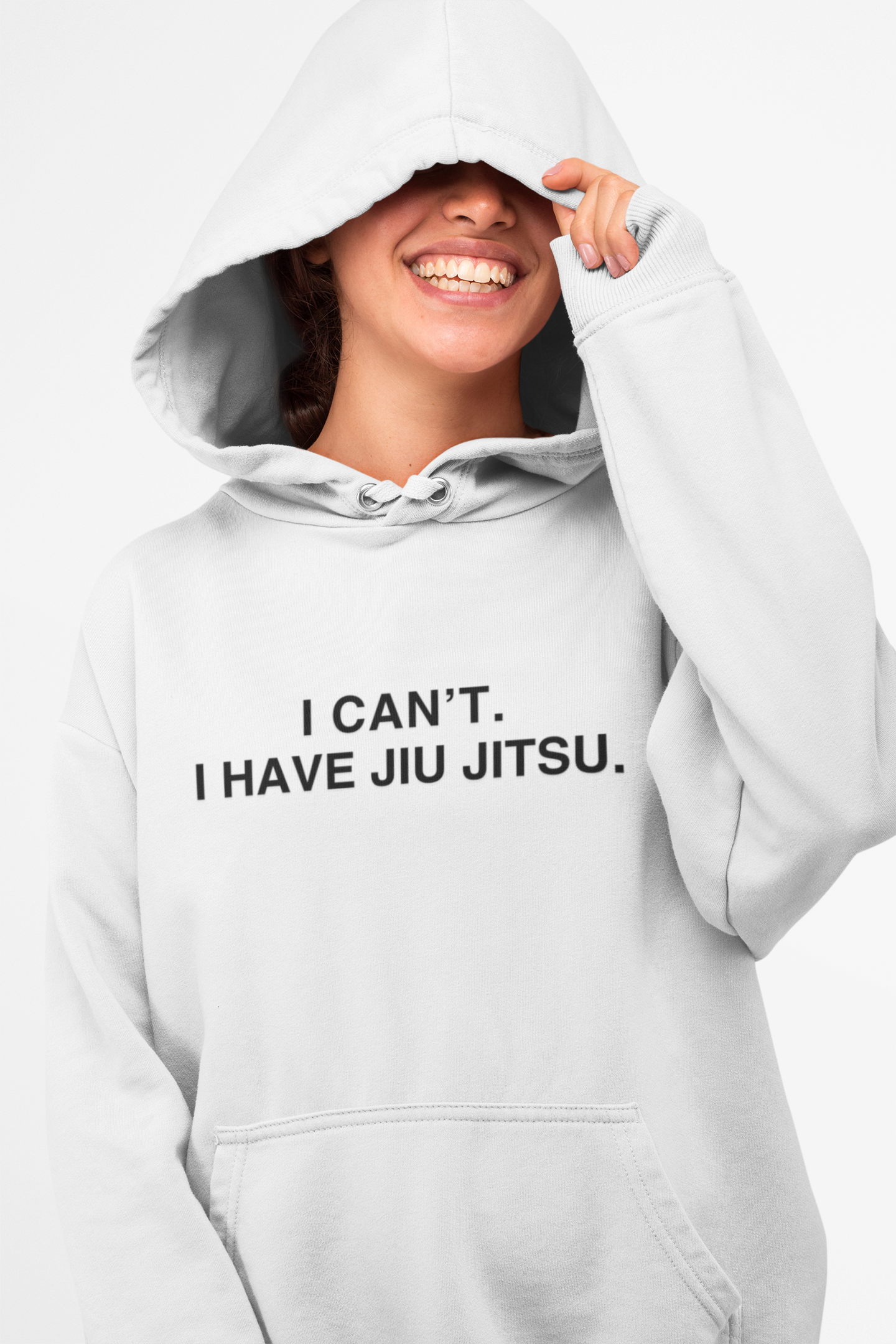 I can't. I have jiu jitsu. - 100% Organic Cotton Hoodie