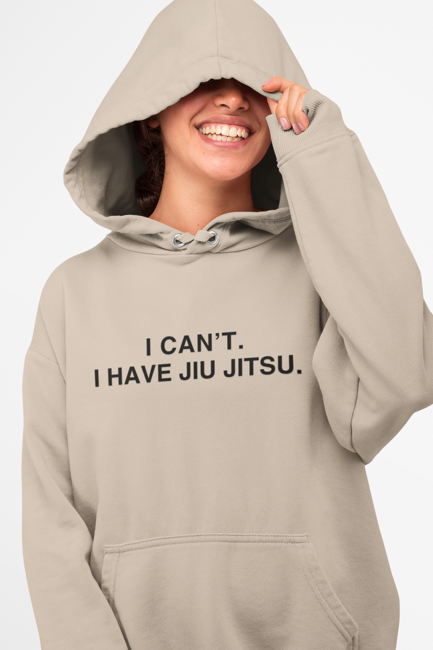 I can't. I have jiu jitsu. - 100% Organic Cotton Hoodie