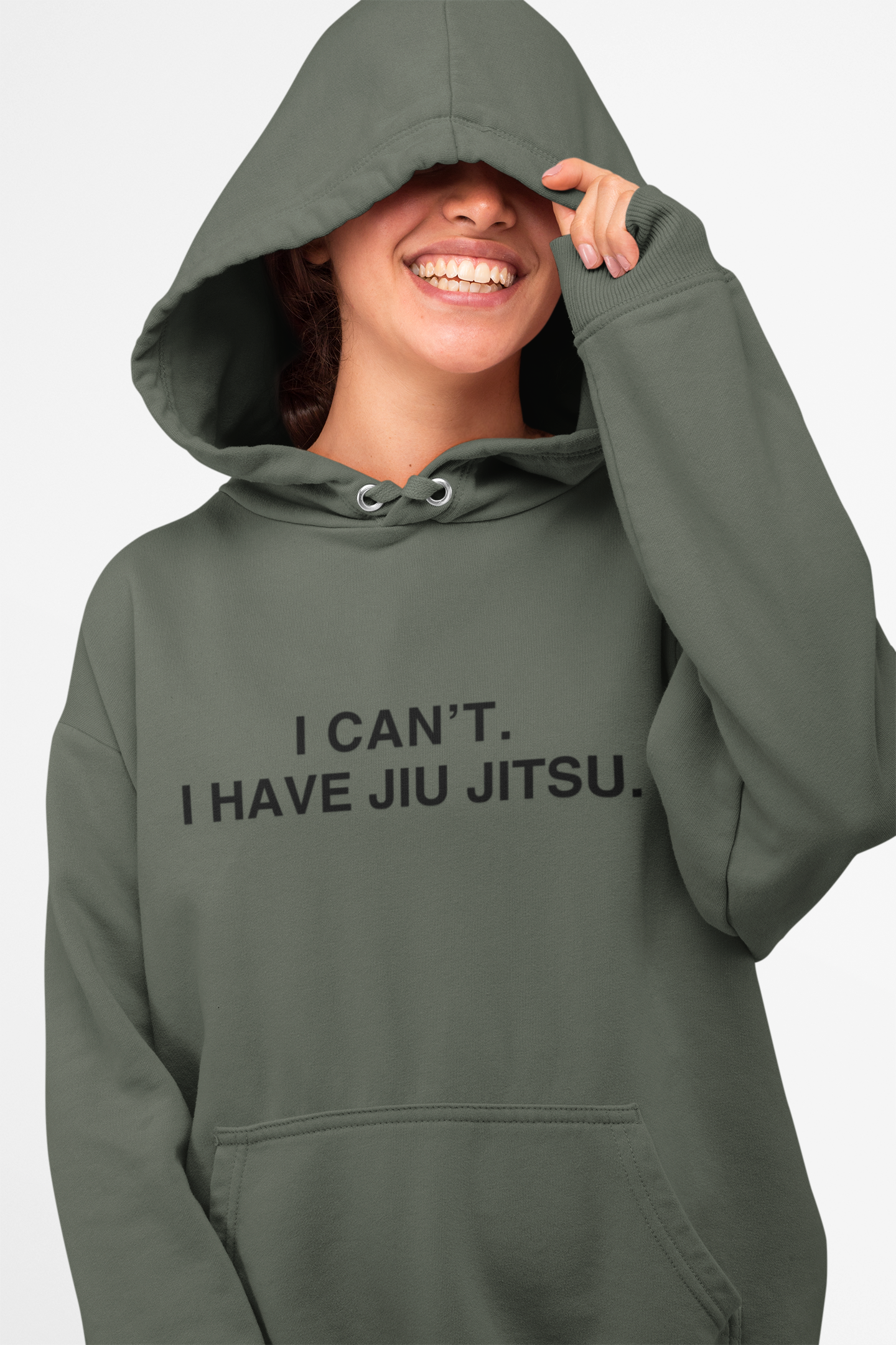 I can't. I have jiu jitsu. - 100% Organic Cotton Hoodie