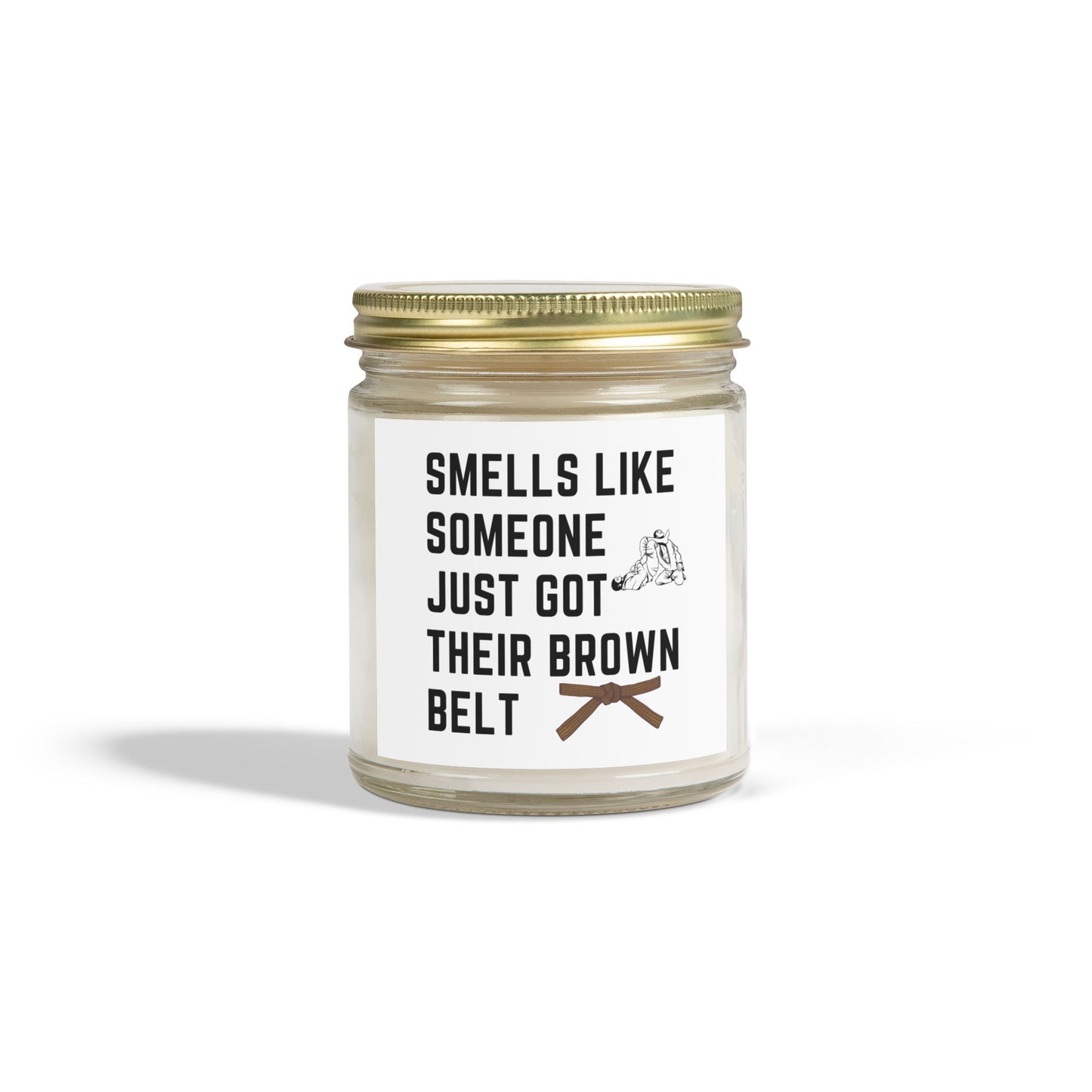 Brown Belt Candle - Smells like someone's not quite a black belt