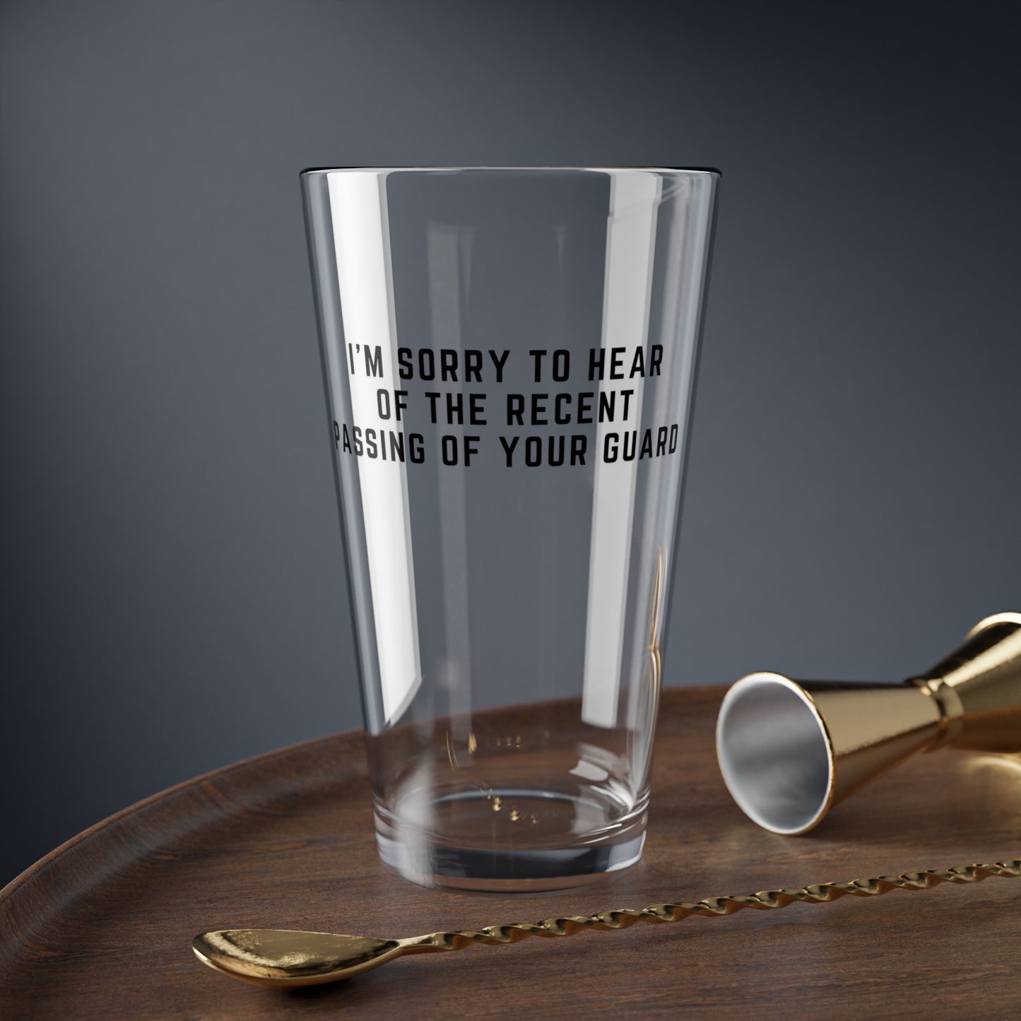 Bjj Pint Glass - Guard Pass