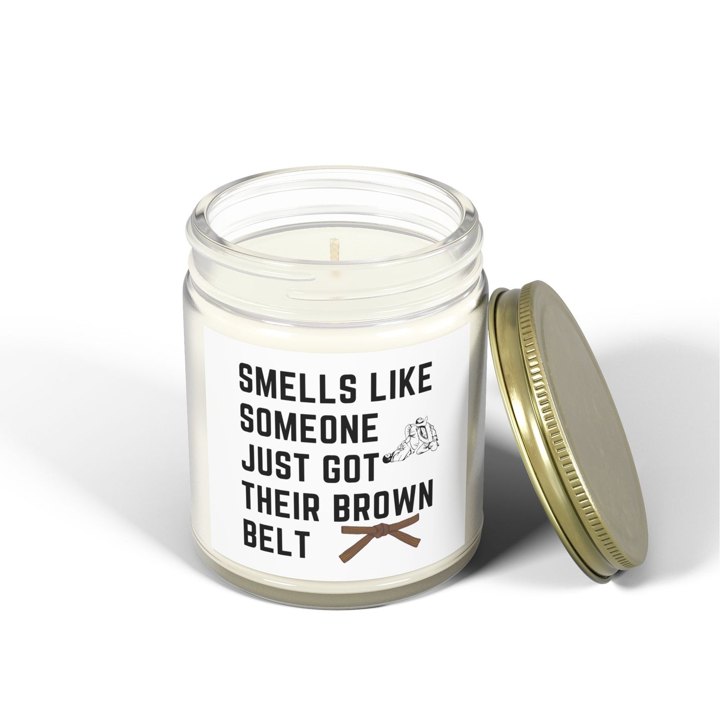 Brown Belt Candle - Smells like someone's not quite a black belt