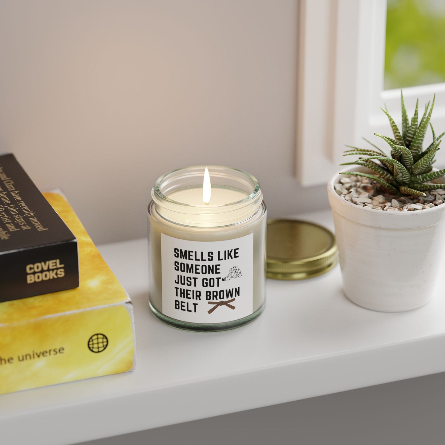 Brown Belt Candle - Smells like someone's not quite a black belt