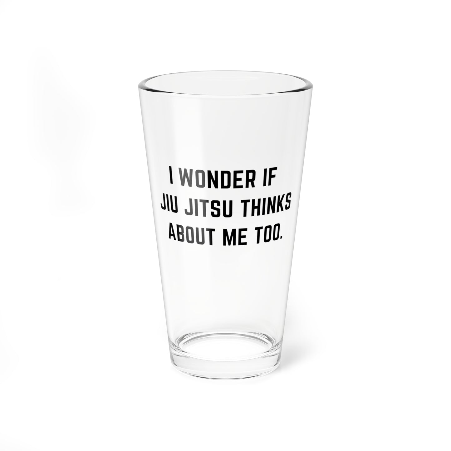 Jiu Jitsu Pint Glass