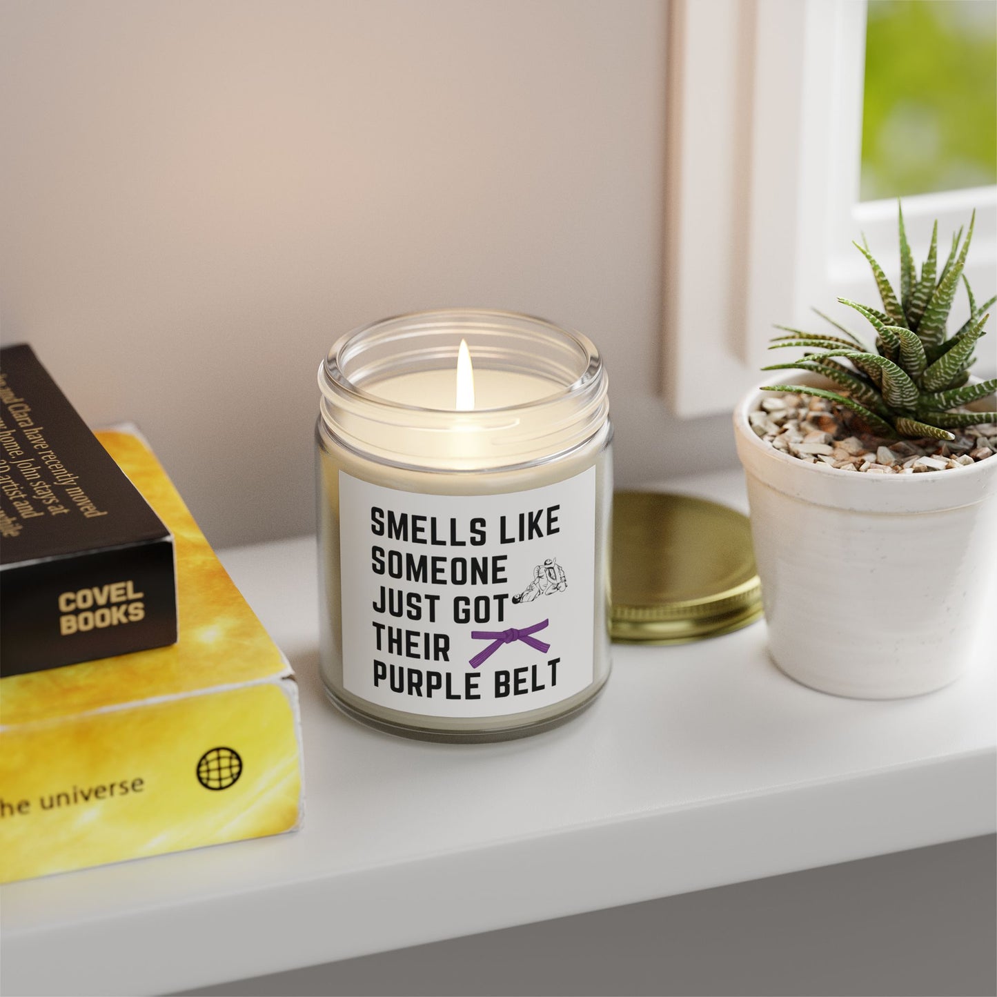 Purple Belt Candle - Smells Like Victory.. Sometimes