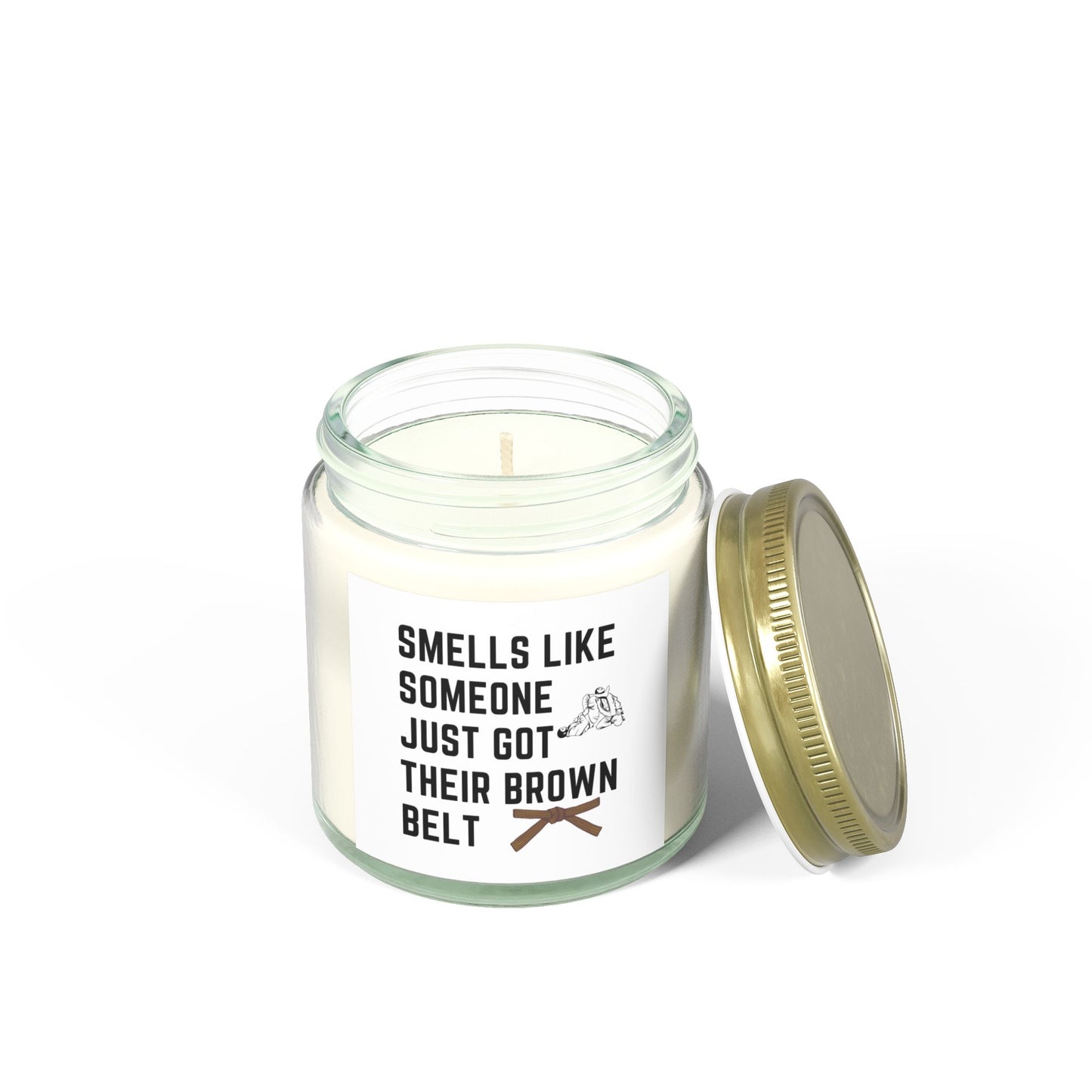 Brown Belt Candle - Smells like someone's not quite a black belt