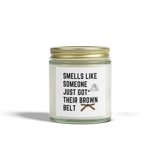 Brown Belt Candle - Smells like someone's not quite a black belt